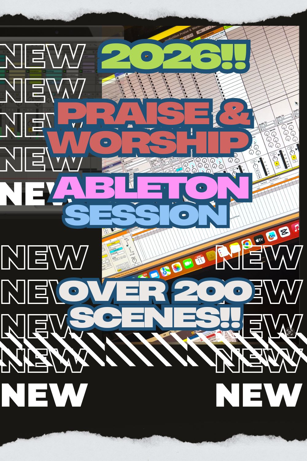 2k26 Praise & Worship Ableton Session! over 200 Scenes!!!